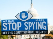 NSA protest. Image courtesy of Shutterstock