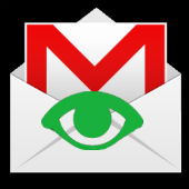 Gmail icon and green eye