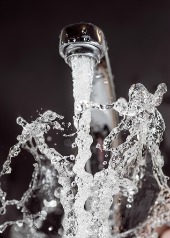 Flowing tap. Image courtesy of Shutterstock.