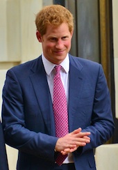 Prince Harry, image from Wikipedia under Creative Commons