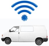 Van with WiFi. Image courtesy of Shutterstock