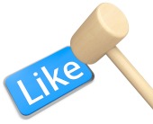 Like button. Image courtesy of Shutterstock