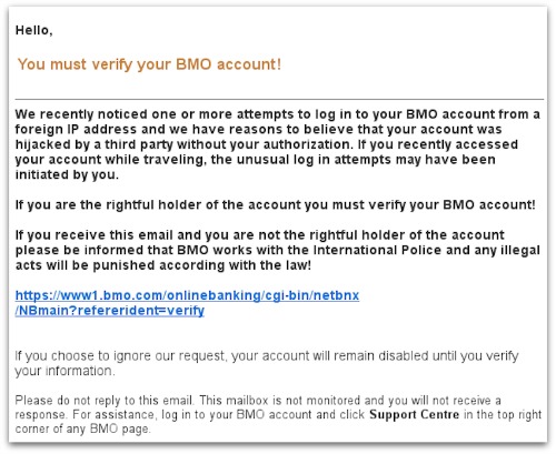 BMO email