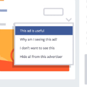 Facebook ad options