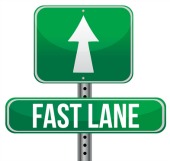Fast lane. Image courtesy of Shutterstock.