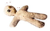 Voodoo doll. Image courtesy of Shutterstock