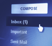 Inbox. Image courtesy of Shutterstock