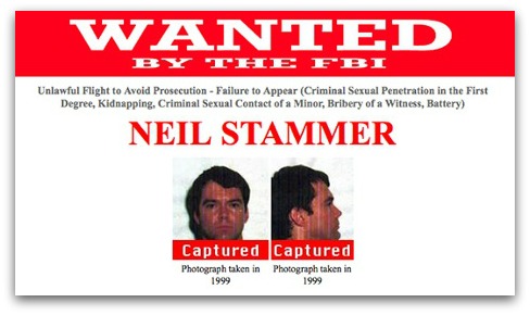 FBI Wanted poster, Neil Stammer
