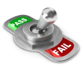 Pass/Fail. Image courtesy of Shutterstock