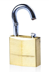 Broken lock. Image courtesy of Shutterstock