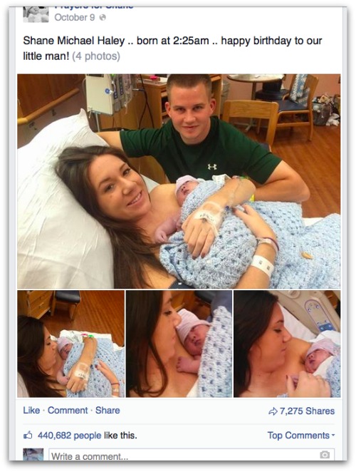 Baby Shane Facebook