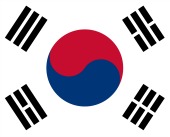 South Korea flag. Image courtesy of Shutterstock