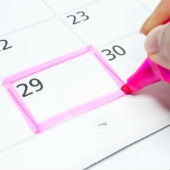 Image of calendar courtesy of Shutterstock