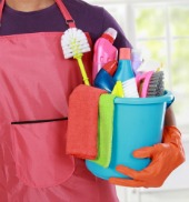 Cleaning products. Image courtesy of Shutterstock.