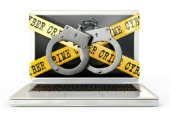 Crime laptop. Image courtesy of Shutterstock