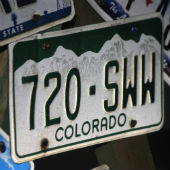 Image of license plates courtesy of Shutterstock