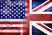 US and UK. Image courtesy of Shutterstock.