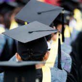 High school graduation image courtesy of Shutterstock