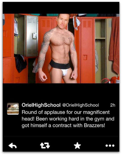 Teacher With 4 Students Brazzer - Hijacked school Twitter account turns head teacher into a porn star â€“  Sophos News