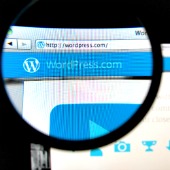 Wordpress.  Image courtesy of Shutterstock