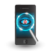 Image of mobile spyware courtesy of Shutterstock