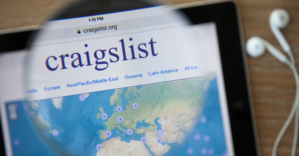 Craigslist. Image courtesy of GongTo/Shutterstock.