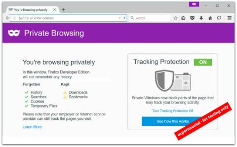 Firefox Private Browsing