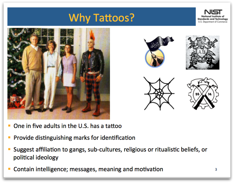 NIST tattoo research slide