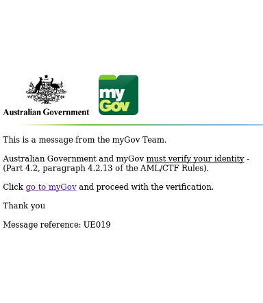 Australia MyGov phish