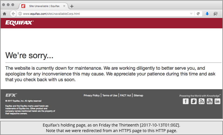 Equifax Website Hit By Malvertising – Will The Pain Never End? – Naked ...